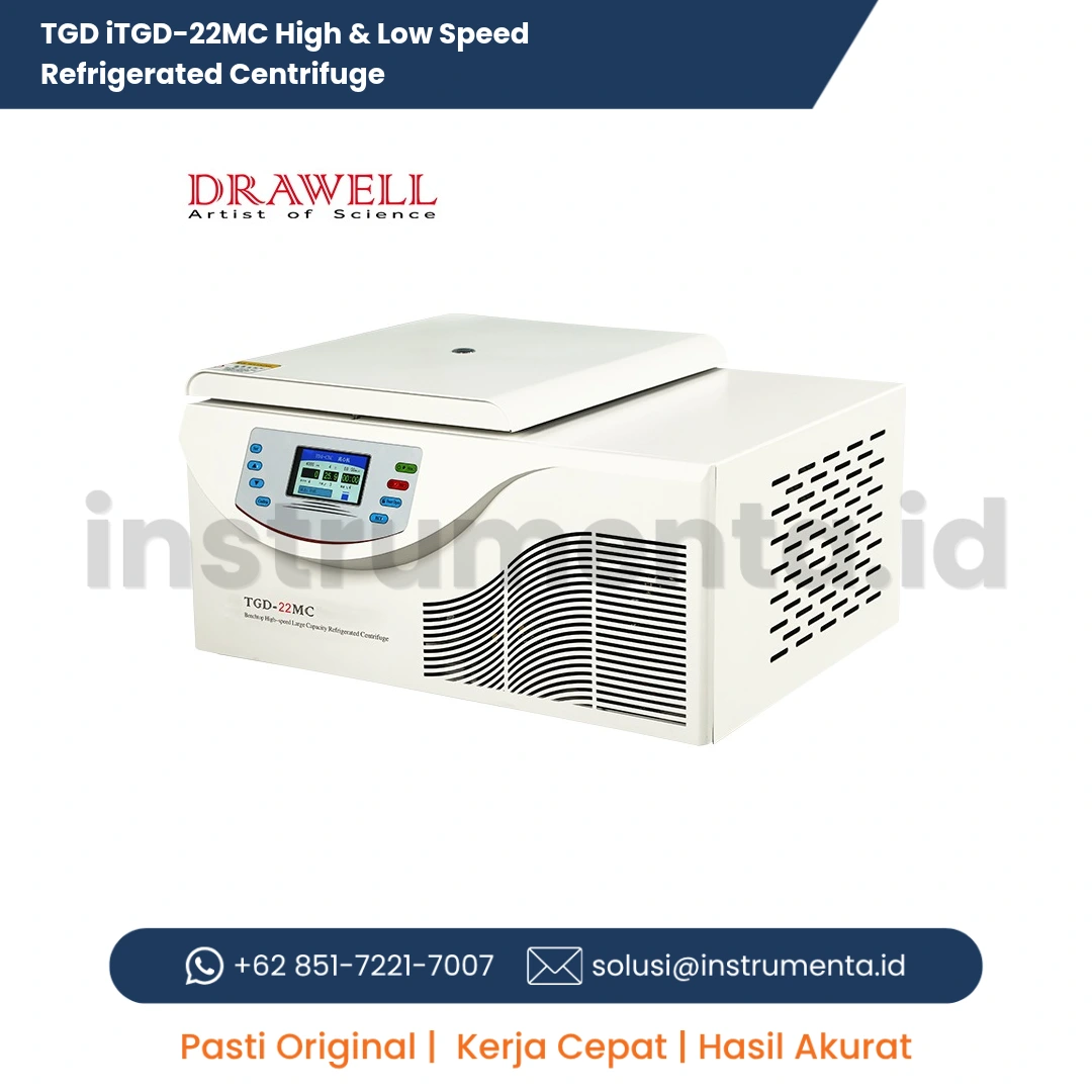 Jual TGD/iTGD-22MC High & Low Speed Refrigerated Centrifuge Distributor Resmi Ready Stock